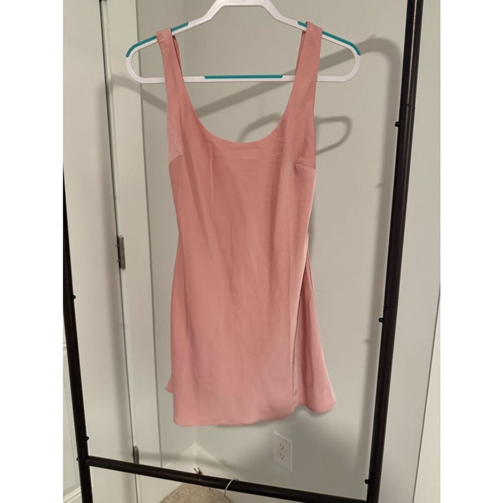 Sleeveless Pink Mini Dress